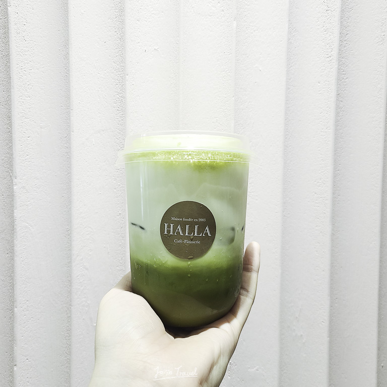 halla cafe 抹茶